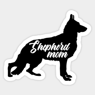 German Shepherd Mom Sticker